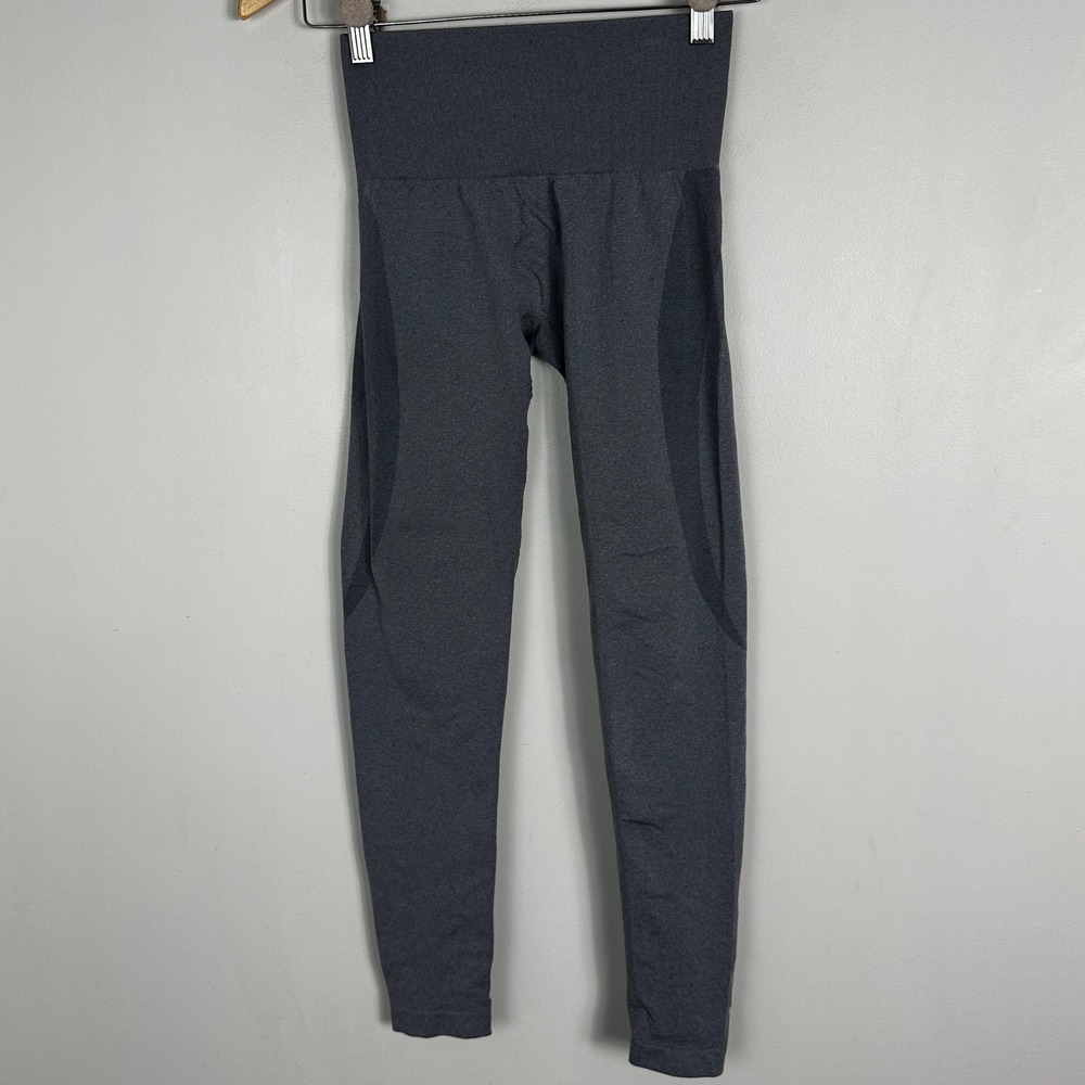 NVGTN Grey Booty‎ Lifting Curve Leggings Womens Size XS Gym Workout Pants Tight